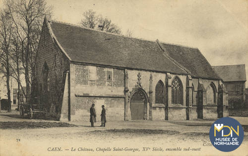 cl_01_132_Caen le châteu, chapelle St georges, XV siècle, ensemble sud-Ouest.jpg